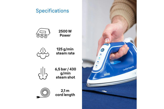 Braun CareStyle Compact Pro Steam generator Iron | IS2565BL