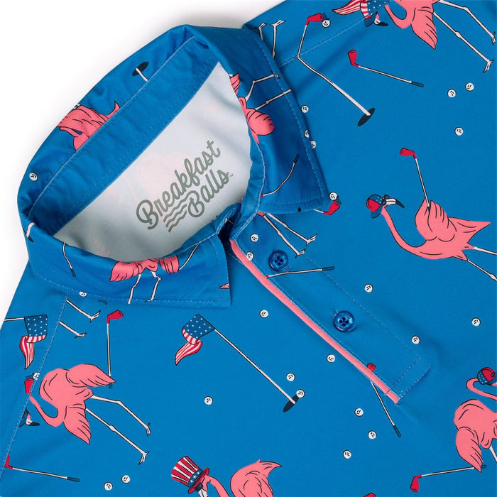 RSVLTS RSVLTS Americana Collection "Flamingos" _ All Day Polo