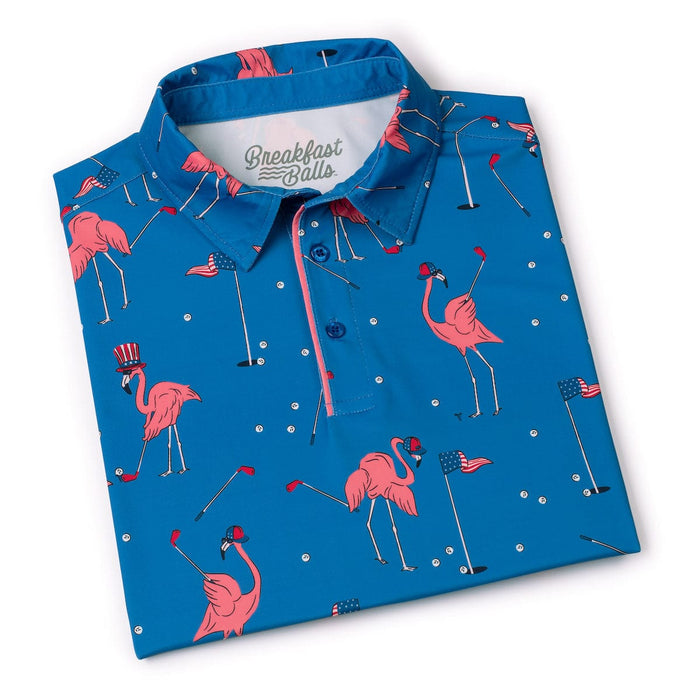 RSVLTS RSVLTS Americana Collection "Flamingos" _ All Day Polo