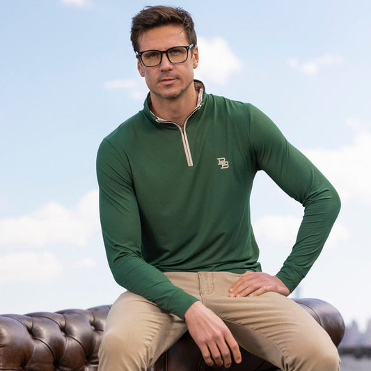 RSVLTS Breakfast Balls Quarter Zip Breakfast Balls® "Hunter Green (Monogram)" – Quarter Zip Breakfast Balls® "Hunter Green (Monogram)" – Quarter Zip
