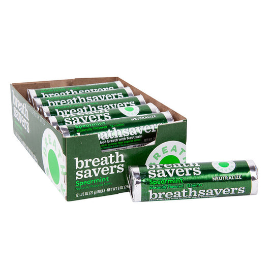 Breath Savers Spearmint Mints - 12 Count