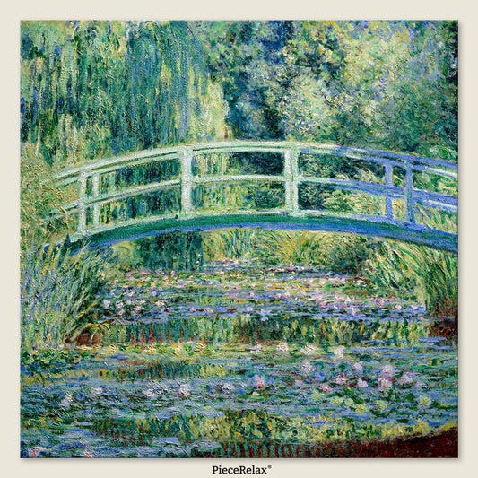 As you piece it together, you'll feel as though you're standing within Monet's own sanctuary — surrounded by still water, blooming flowers, and the calm whisper of the garden breeze.