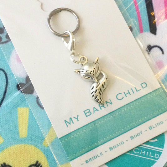 Bridle Charm: Fox Silver