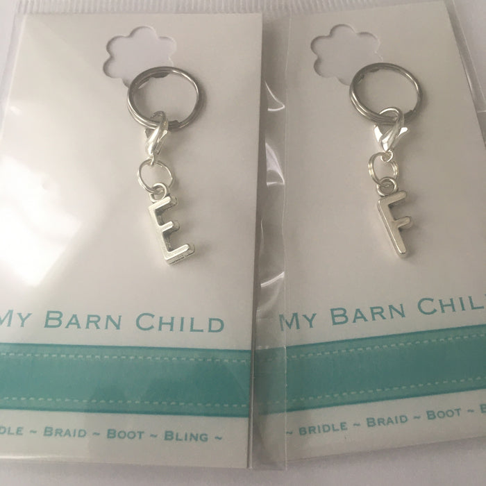 Bridle Charm: Monogram ~ Arial