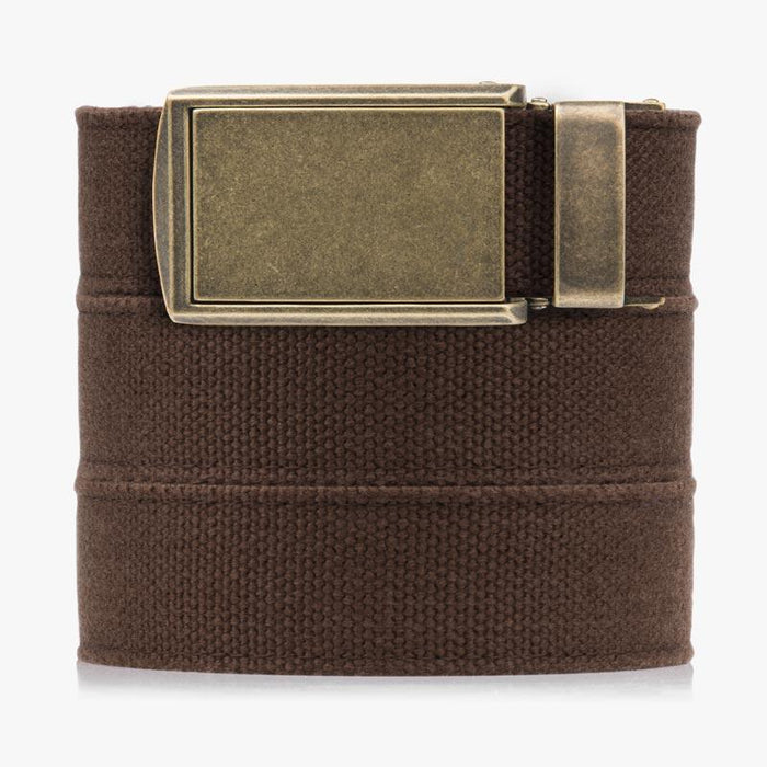 Brown Canvas Belt - SlideBelts