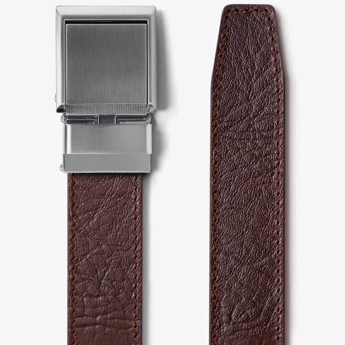 Brown Full Grain Leather Belt (Custom - Back Sq)