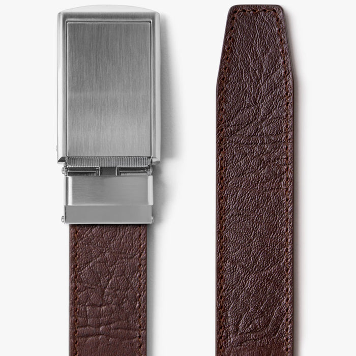Brown Full Grain Leather Belt (Custom - Back Sq)
