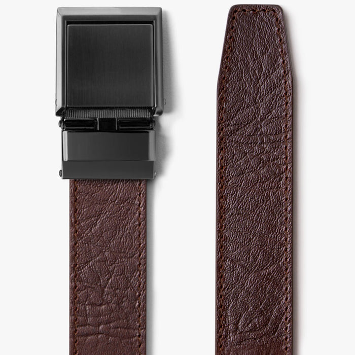 Brown Full Grain Leather Belt (Custom - Back Sq)