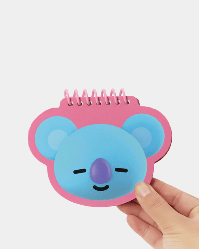 BT21 KOYA Heart Face Spring Note