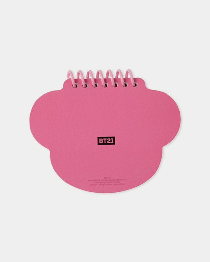 BT21 KOYA Heart Face Spring Note