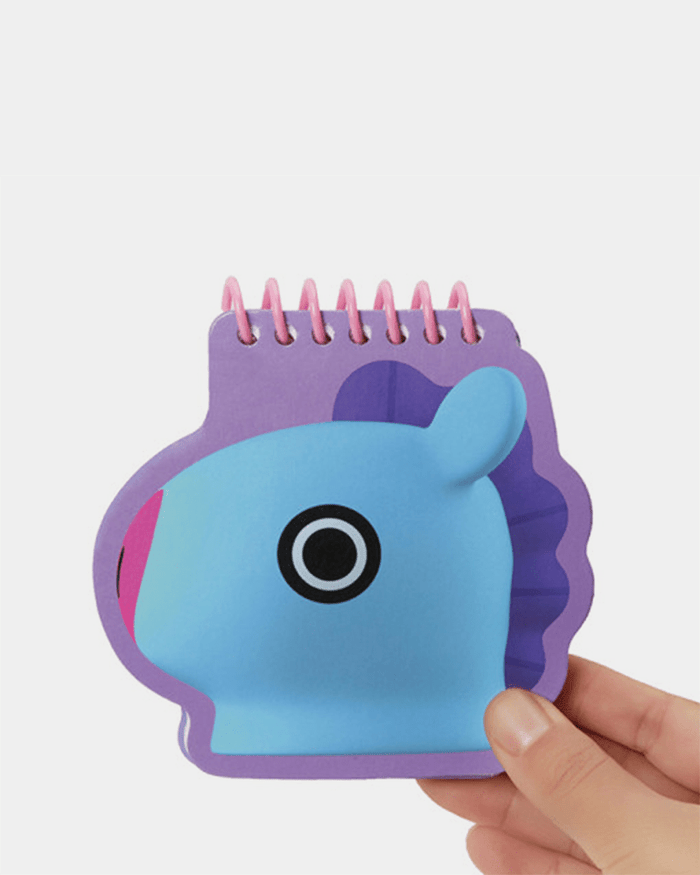 BT21 MANG Heart Face Spring Note