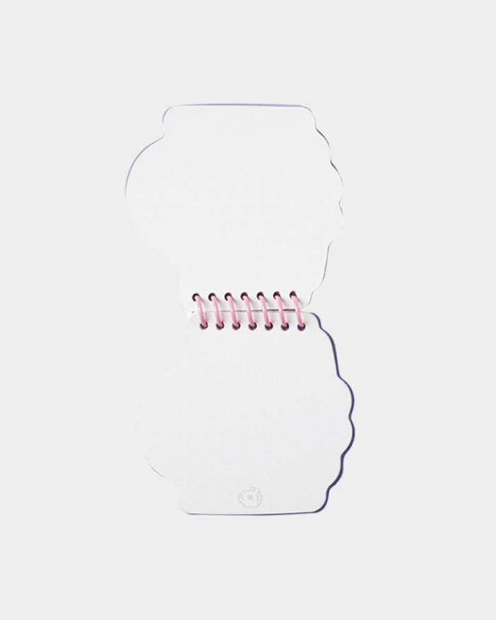 BT21 MANG Heart Face Spring Note