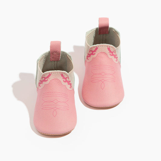 Bubblegum Cowboy Chelsea Boot Baby Shoe Chelsea Boot Soft Sole