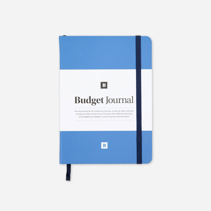 BestSelf Budget Journal open to monthly budget tracking page