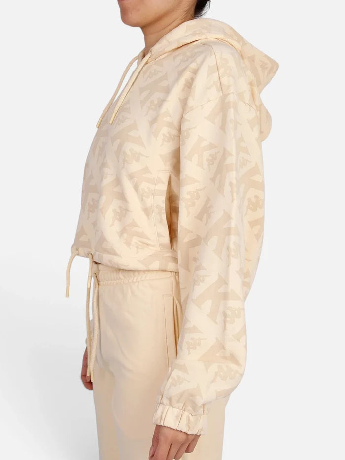 Buzo Mujer Kappa Authentic Tropp Beige Biscuit