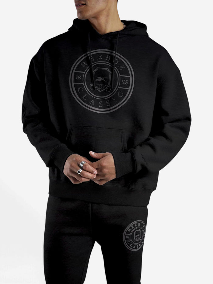 Buzo Reebok Crest Hoodie Negro