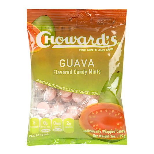 C Howard Guava Hard Candy Peg Bag - 12 Count