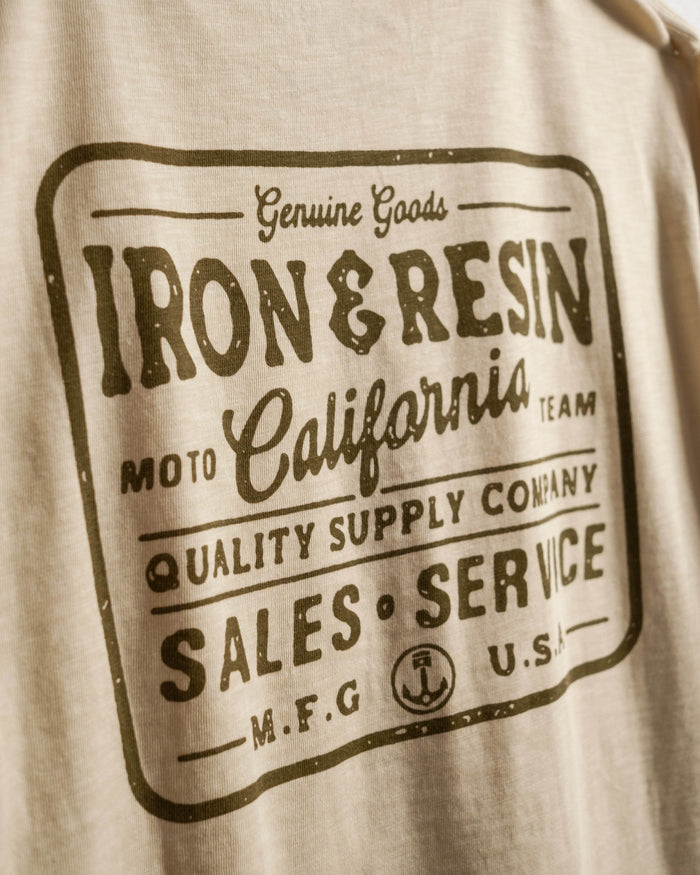 California Moto Team Tee - Iron & Resin