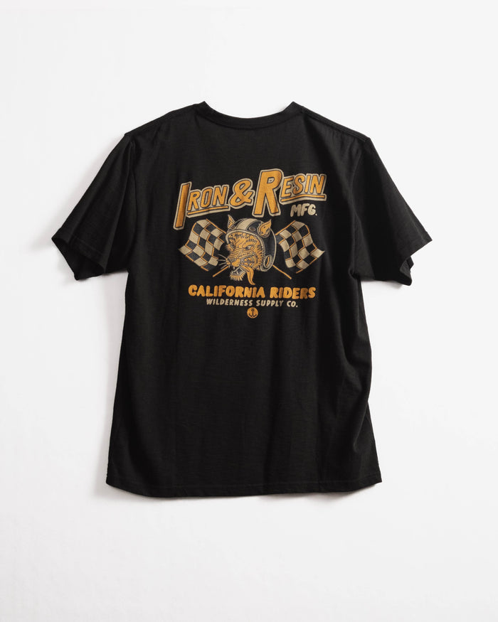 California Riders Pocket Tee - Iron & Resin