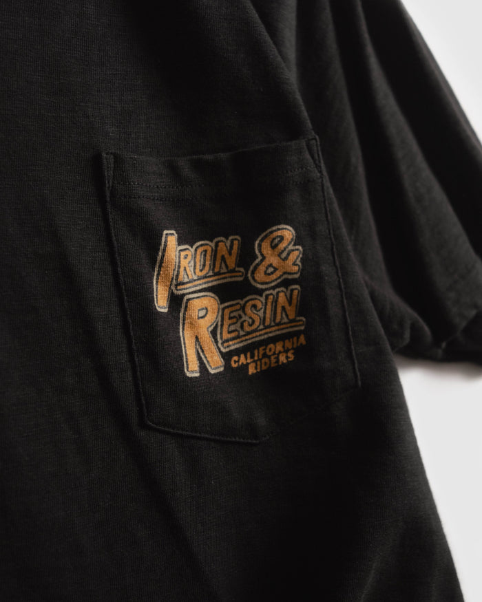 California Riders Pocket Tee - Iron & Resin