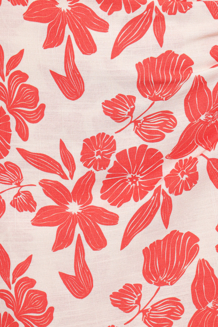 Petal and Pup USA BOTTOMS Calypso Wrap Mini Skirt - Red Floral
