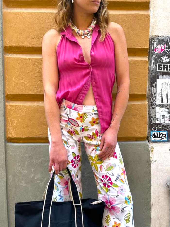camicetta rosa reworked