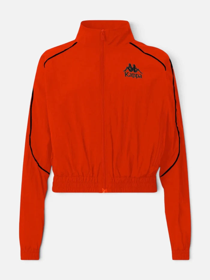 Campera Kappa 222 Banda Nolan Zip Hoodie Rojo