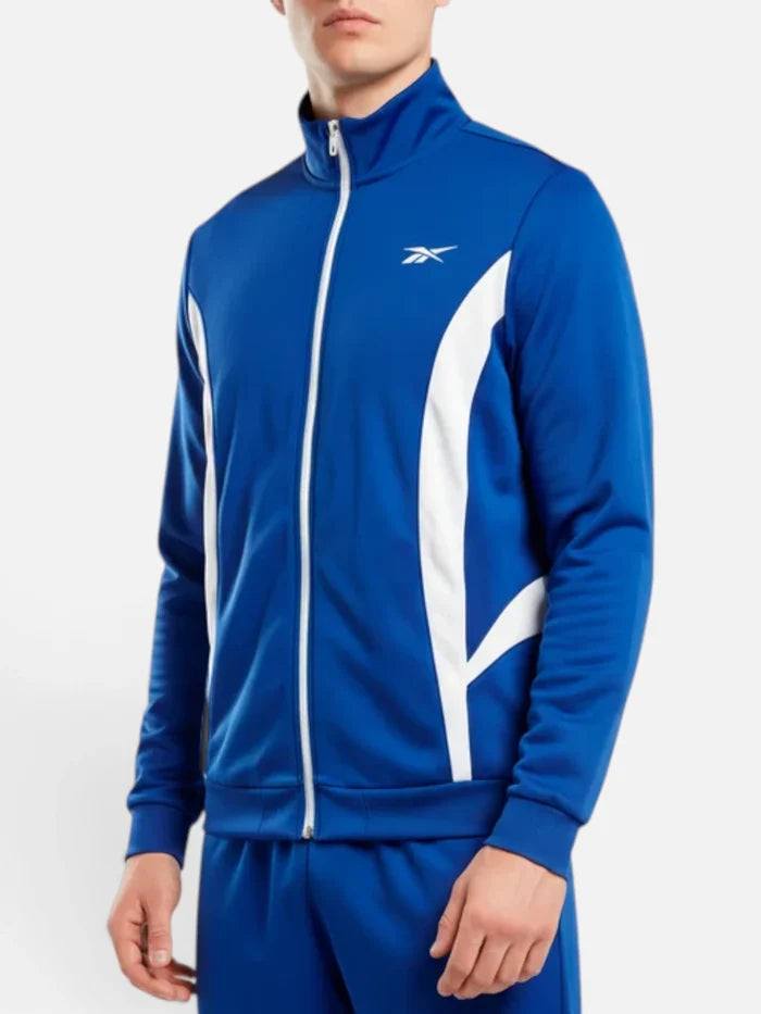 Campera Reebok Cierre Capsula Futbol - Azul