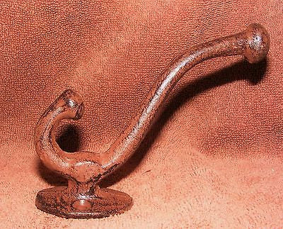 Cast Iron Brown Coat Hook  #101