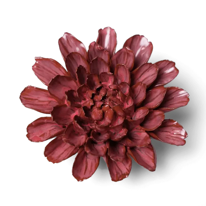 Ceramic Flower Pink Dahlia
