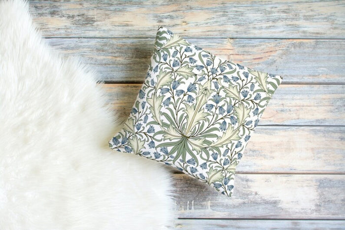 Chantilly Outdoor Pillows William Morris Bluebell