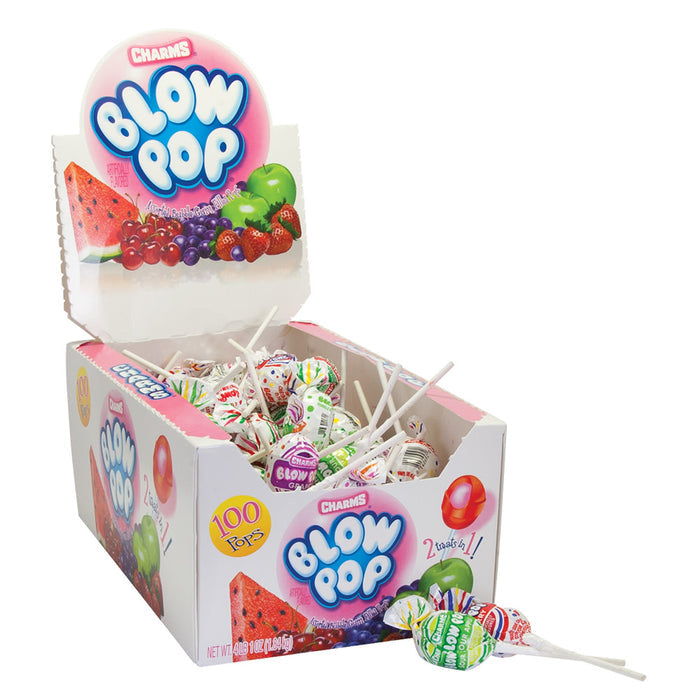 Charms Blow Pop Lollipops - 100 Count