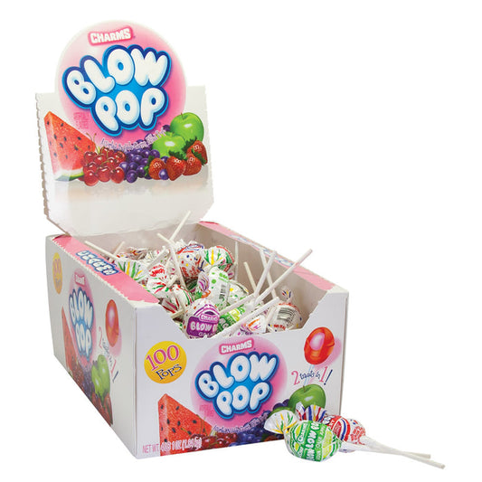Charms Blow Pop Lollipops - 100 Count