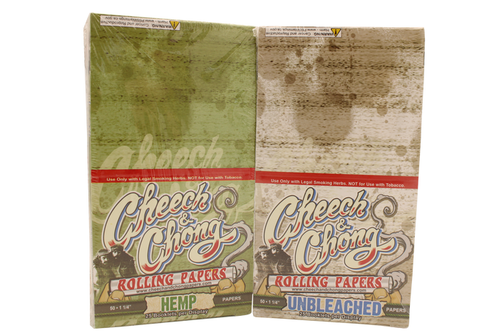 Cheech and Chong 1 1/4 Hemp Rolling Papers 50ct 25pk