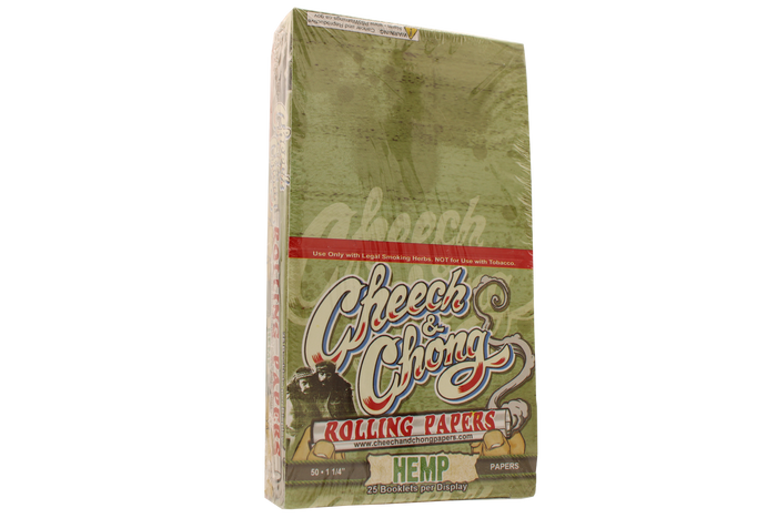 Cheech and Chong 1 1/4 Hemp Rolling Papers 50ct 25pk