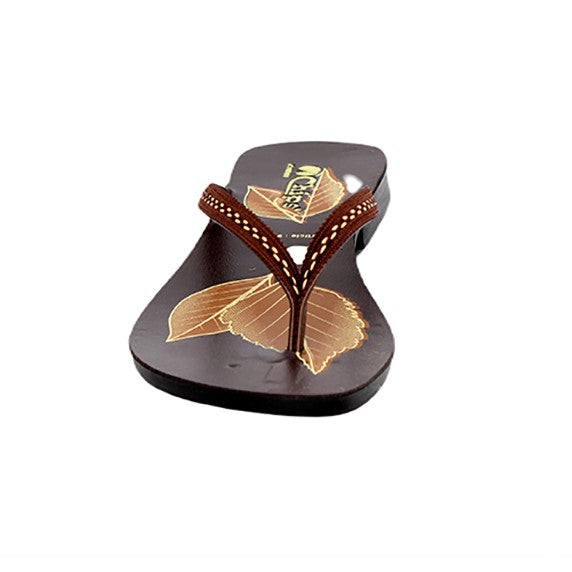 Chips Women Slipper #9555 - BROWN + BEIGE