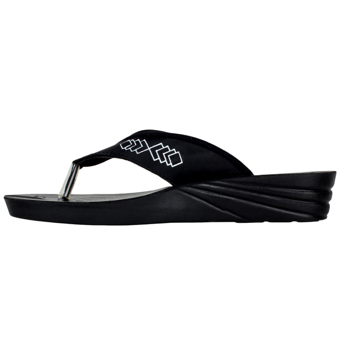 Chips Women Slipper #IF02 - BLACK