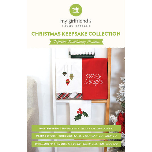 Christmas Keepsake Collection (Downloadable Machine Embroidery Designs)