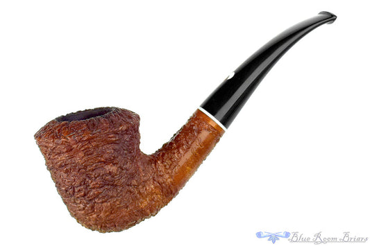 Blue Room Briars is proud to present this Claudio Cavicchi Bent Rusticated Dublin with Acrylic Estate Pipe