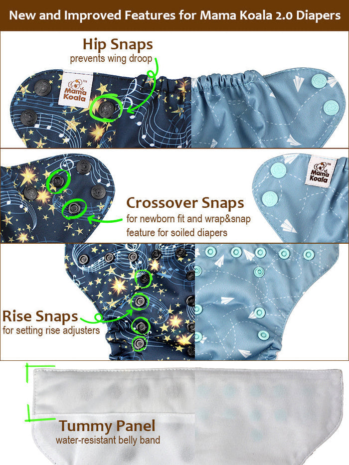 Clearance Pocket Diaper 2.0 -PD48341Z-S(Suede Cloth)