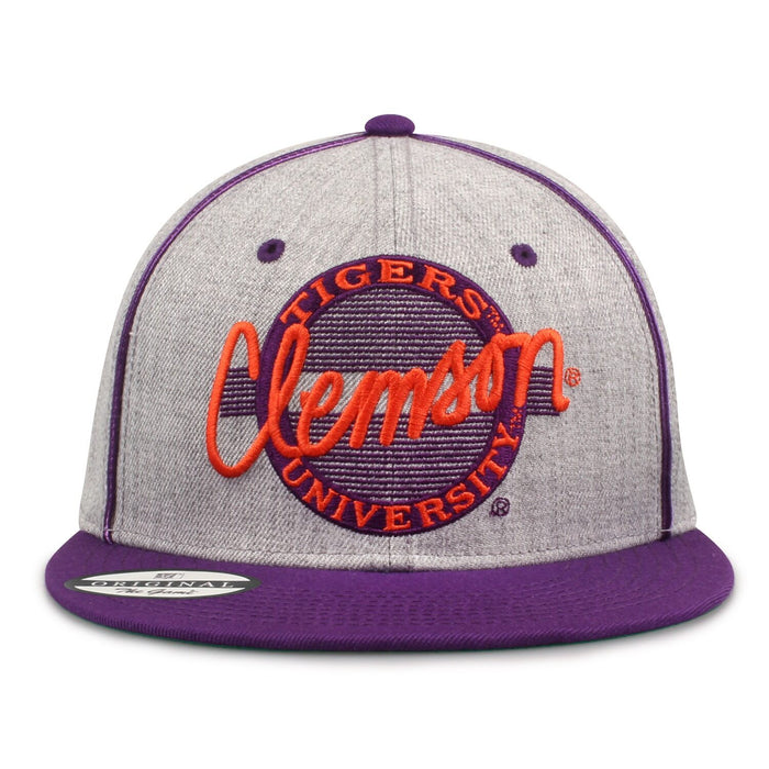 Clemson Flat Brim Snapbacks