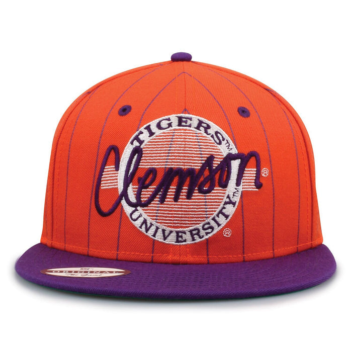 Clemson Flat Brim Snapbacks
