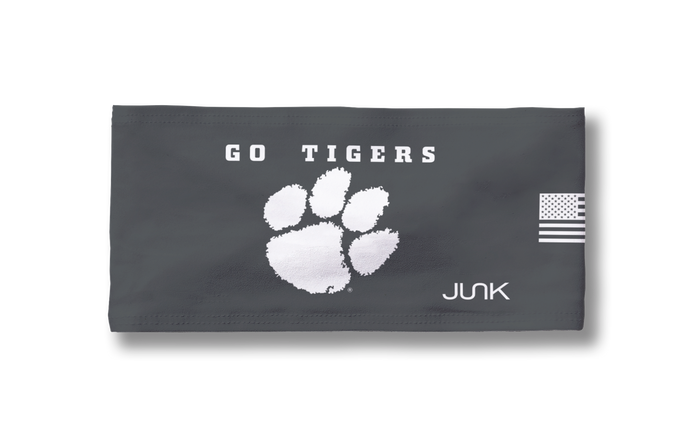 Clemson Tigers: Blackout Big Bang Lite Headband - View 3