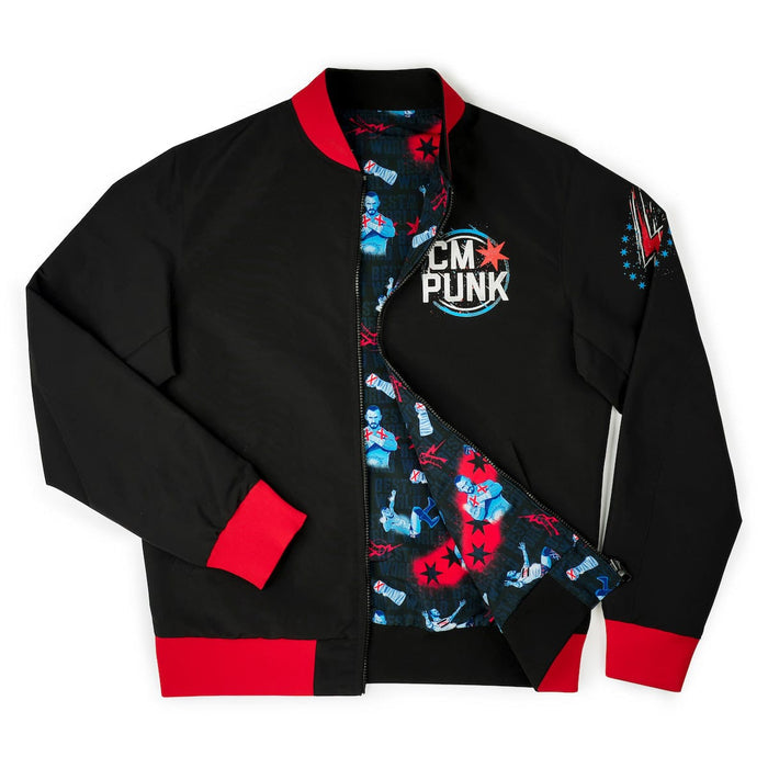 RSVLTS S WWE Jacket Summer Slam "Best in the World"_ Reversible Bomber Jacket Summer Slam "Best in the World"_ Reversible Bomber Jacket
