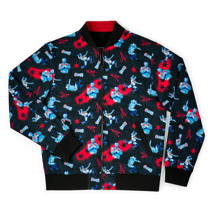 RSVLTS WWE Jacket Summer Slam "Best in the World"_ Reversible Bomber Jacket Summer Slam "Best in the World"_ Reversible Bomber Jacket
