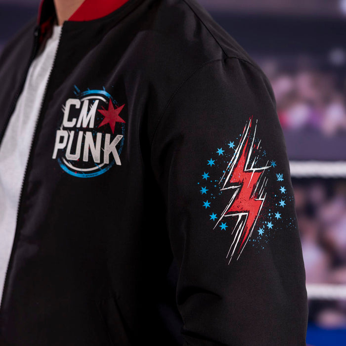 RSVLTS WWE Jacket Summer Slam "Best in the World"_ Reversible Bomber Jacket Summer Slam "Best in the World"_ Reversible Bomber Jacket