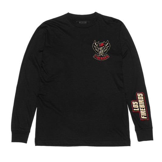 Coachella Valley Firebirds VGHC Los Firebirds Long Sleeve Black Tee