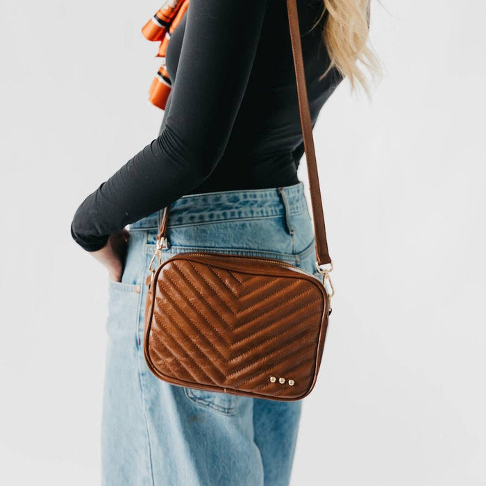 Coco Quilted Camera Crossbody Bag