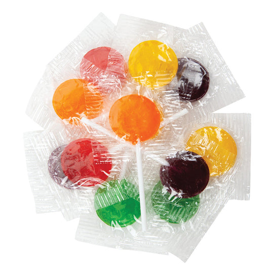 Colombina Assorted Fruit Lollipops - 10 LB