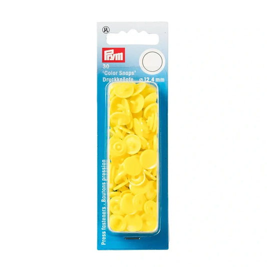COLOR Snaps 12.4 mm Light Yellow 30pc